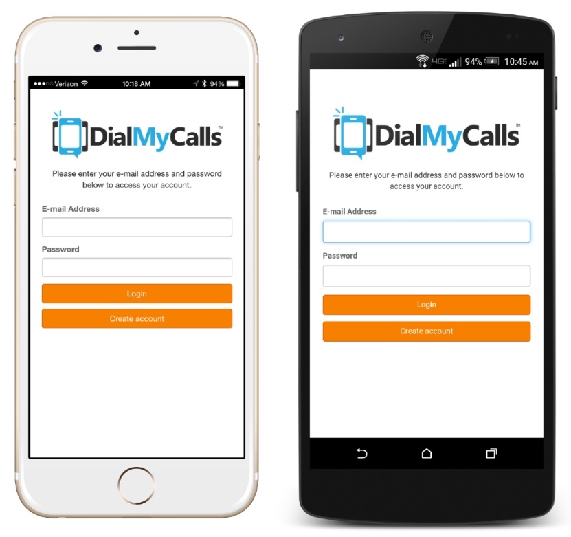 Mobile App - DialMyCalls