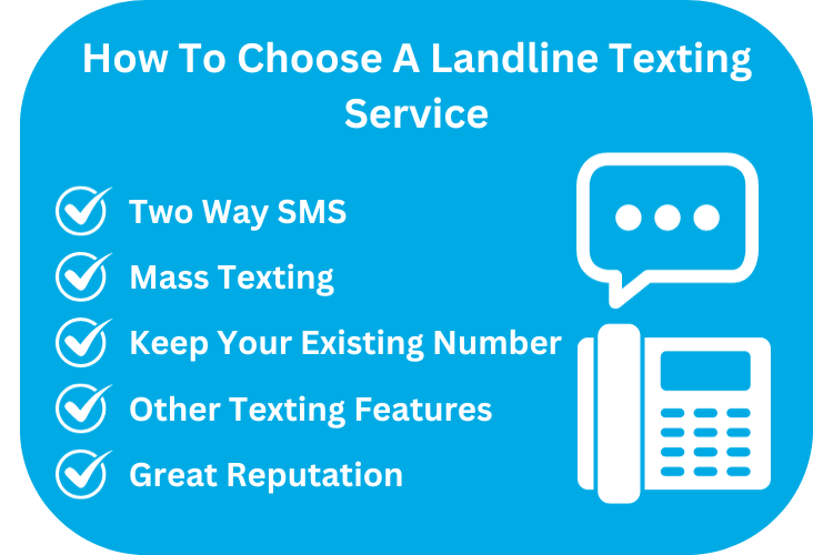 How To Choose A Landline Texting Service