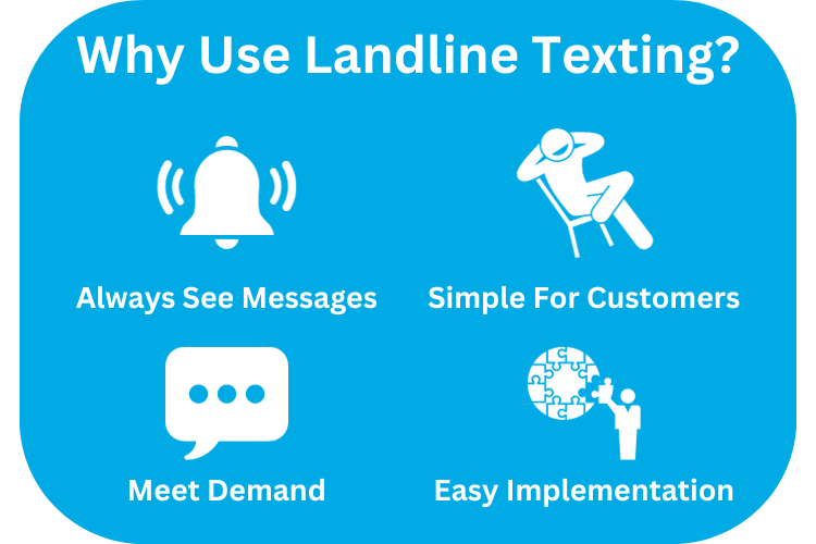 Reasons to use landline texting